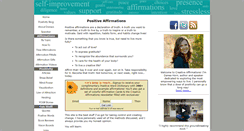 Desktop Screenshot of creativeaffirmations.com